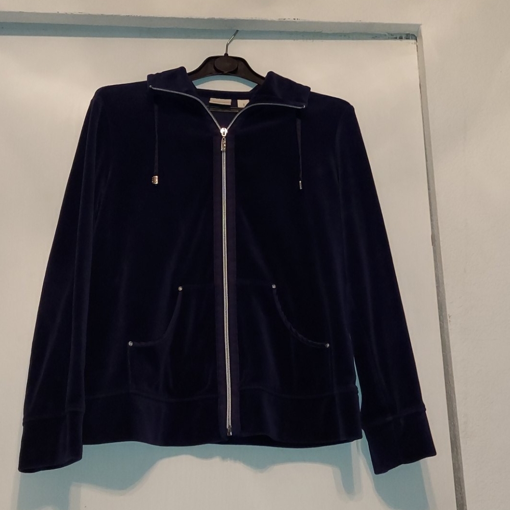 Zenergy by chico's zip up hoodie